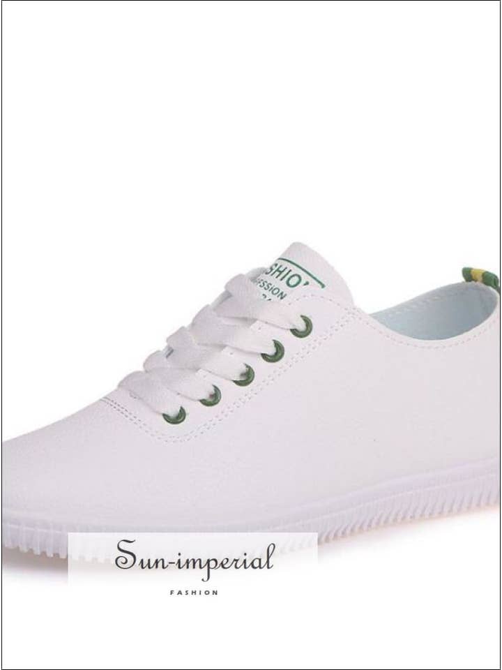 Sun Imperial - Wholesale Lifestyle trainers – Women′s - Women White Flat Sneakers Shoes Beach Footwear Size 35-401