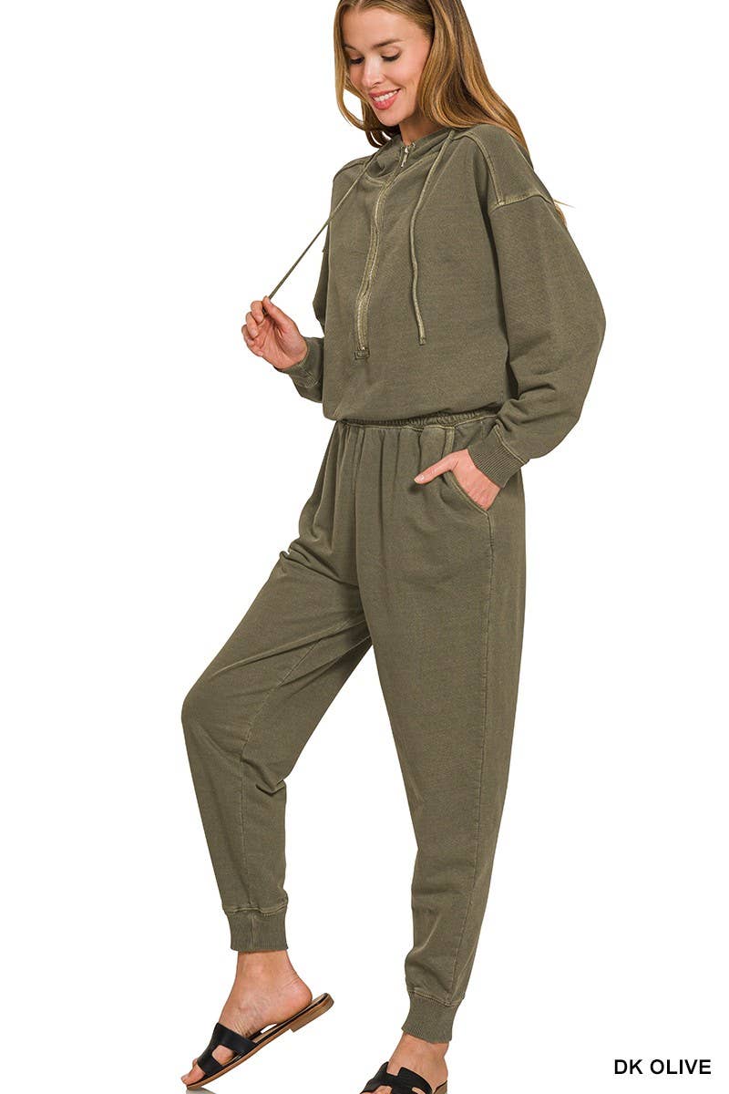 Vanilla Monkey - Wholesale Jumpsuit - Women's - Enzyme Washed French Terry Jumpsuit3