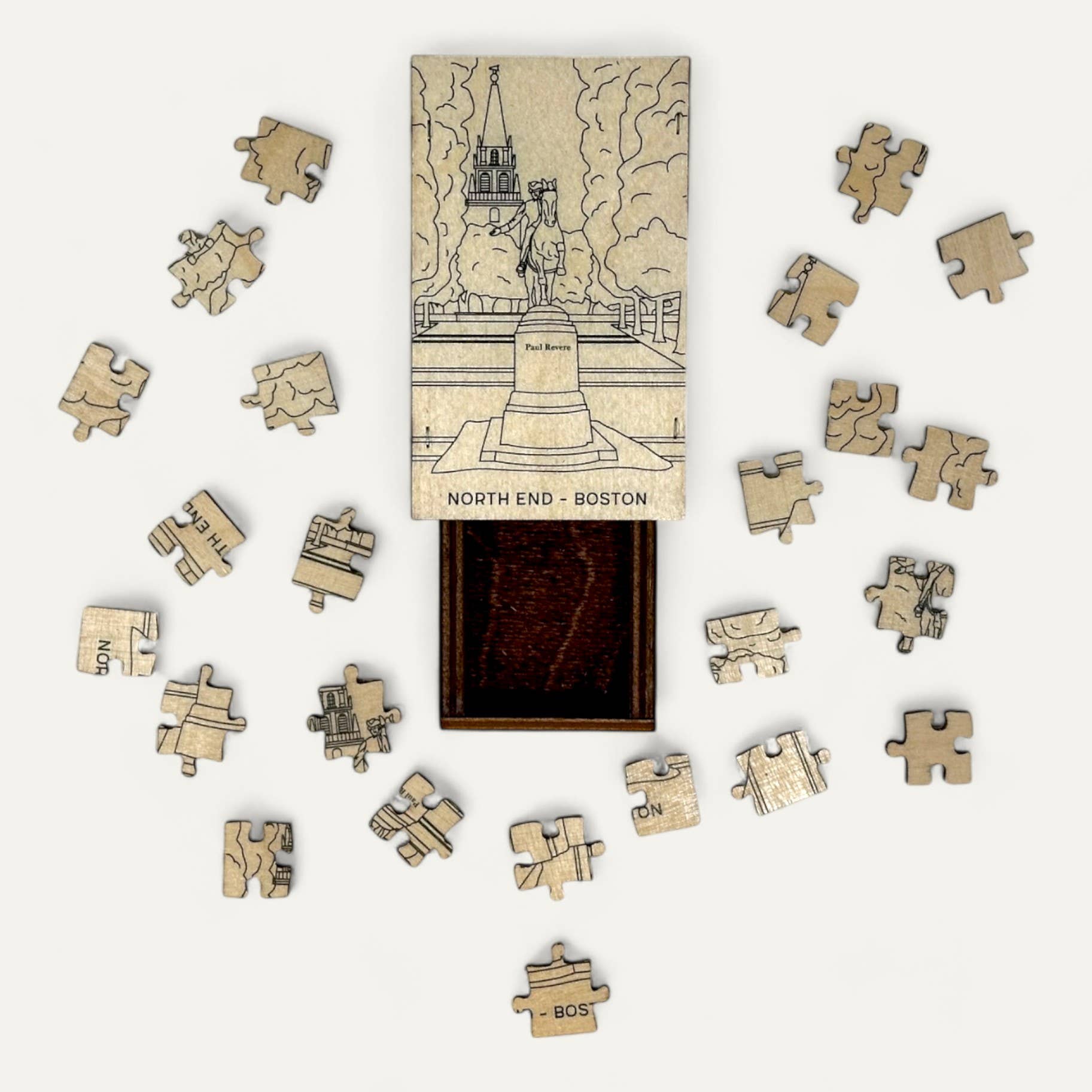 Ingeneius - Wholesale Puzzle - Adult - Wooden Keepsake Box with Puzzle - Custom13