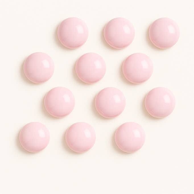 Factory Direct Craft - Wholesale Magnet - 1" Dia Mini Metal Button Magnets - Pack of 12 - Select Color16