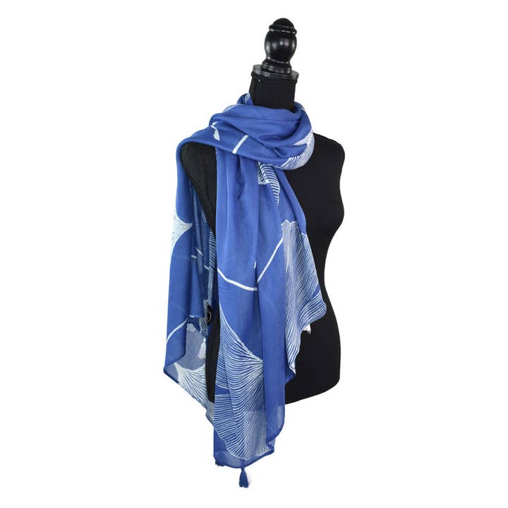 Dupatta Designs - Wholesale Scarf - Women's - Ginko Floral Scarf4