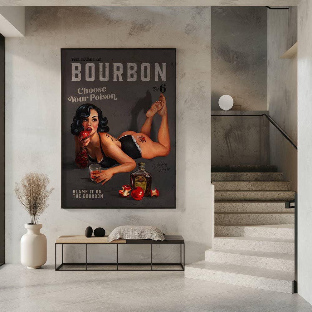 GTA ART - Wholesale Art Print - Wall art Babes of Bourbon Vol 6 Choose Your Poison Sexy Pinup8