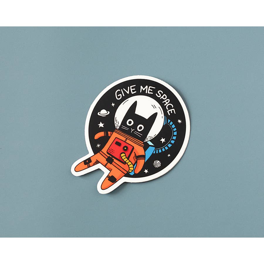 RippleSplash Studio – Engroshandel Klistermærke – Giv mig plads kat vinyl klistermærke