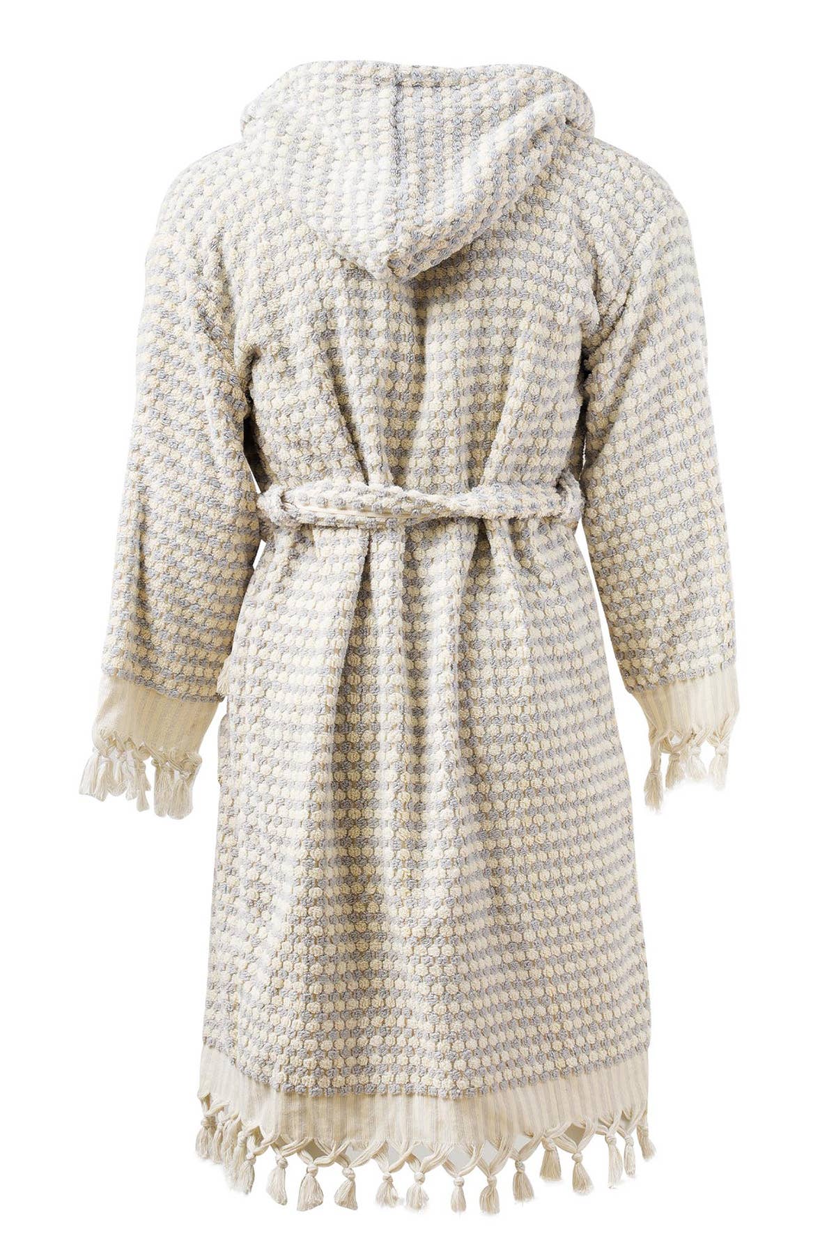 YURTLUS - Wholesale Robe - Women's - Unique 100% Cotton Pockets Bathrobe, Bubble Handwoven Robe26