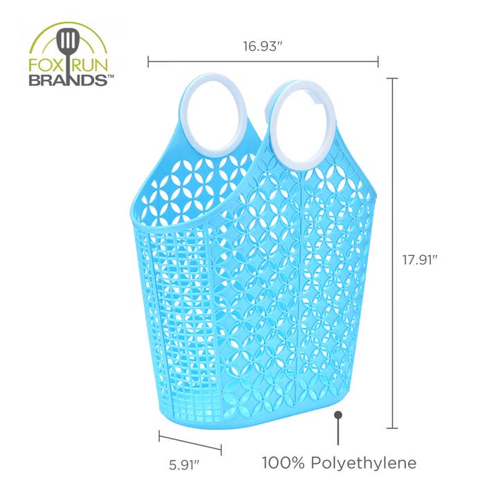 Fox Run Brands - Wholesale Laundry Basket - Fox Run Garden Basket Blue, 6" x 14" x 18"5