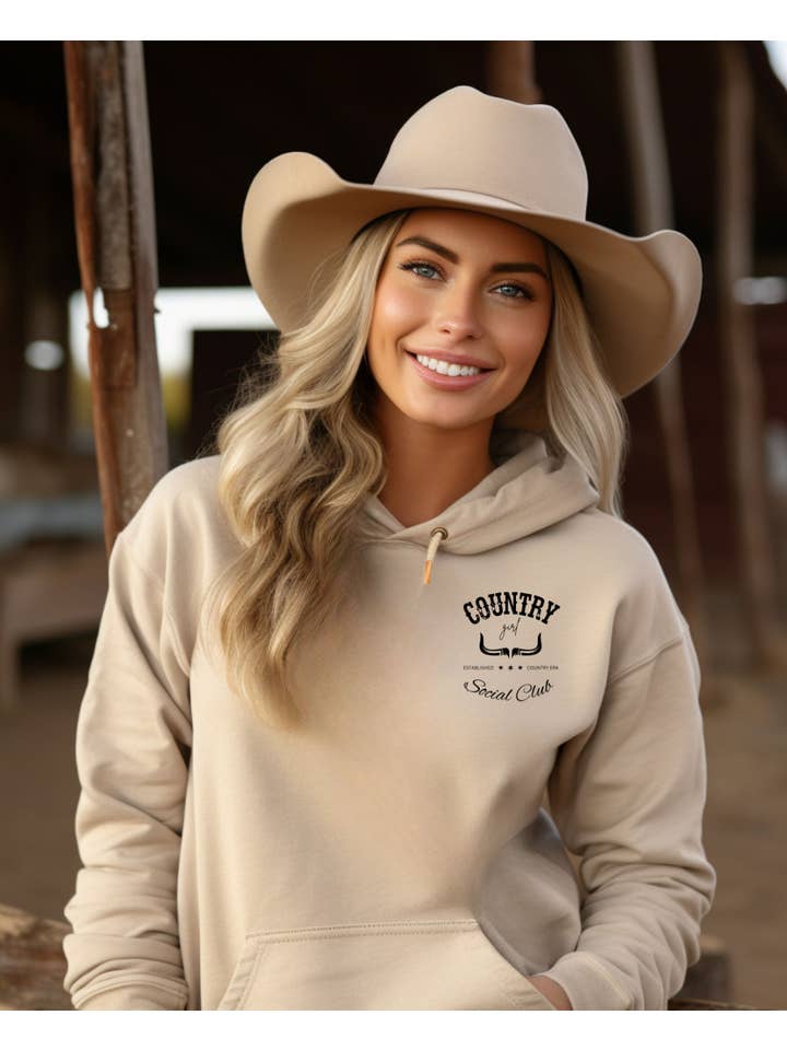 HayMad & Co. - Wholesale Hoodie - Women's - Country Girl Social Club Hoodie