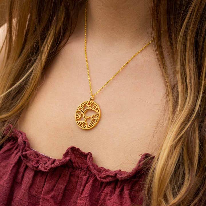 Boutique Academia - Vendita all'ingrosso Collana con ciondolo/pendaglio - Collana filogenetica con albero della vita