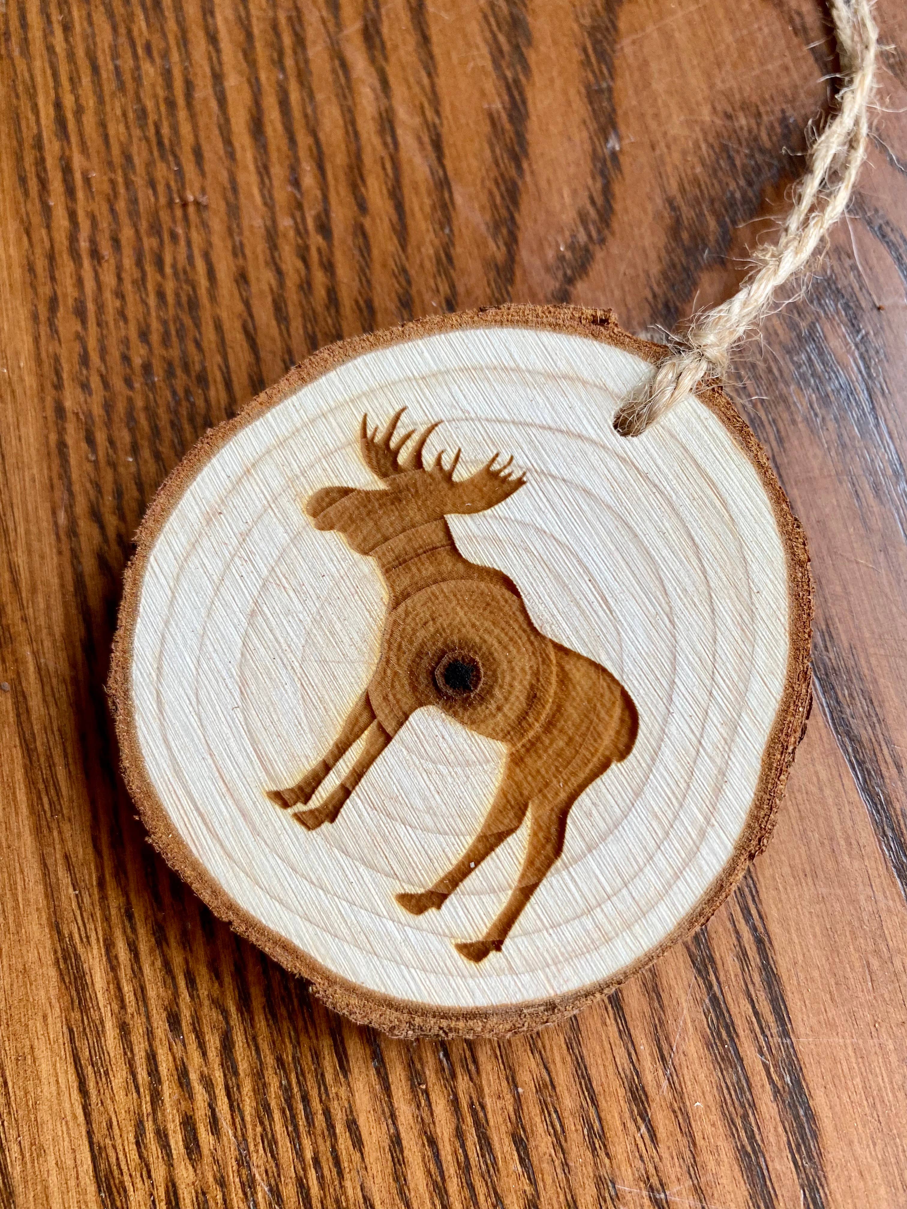 Munsell Made - Wholesale Ornament - Nature-Themed Wood Slice Ornaments - 15+ Options6