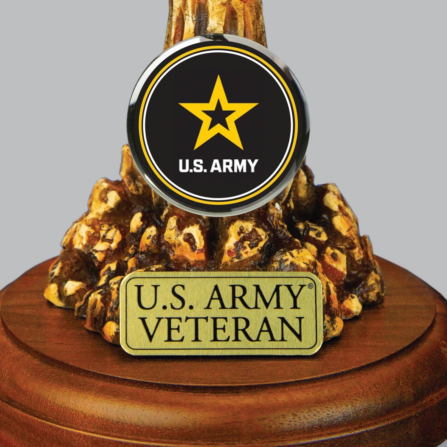 Glass Baron - Wholesale Decorative Tabletop Object - MP2A-466-1V: U.S. Army Eagle (Veteran)2