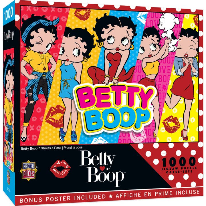 Betty Boop - Strikes a Pose 1000 Piece Puzzle for wholesale by Masterpieces Puzzles