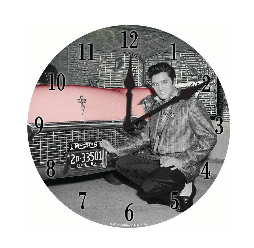 MID-SOUTH PRODUCTS - Wholesale Wall Clock - Elvis Wall Clock - Car Design