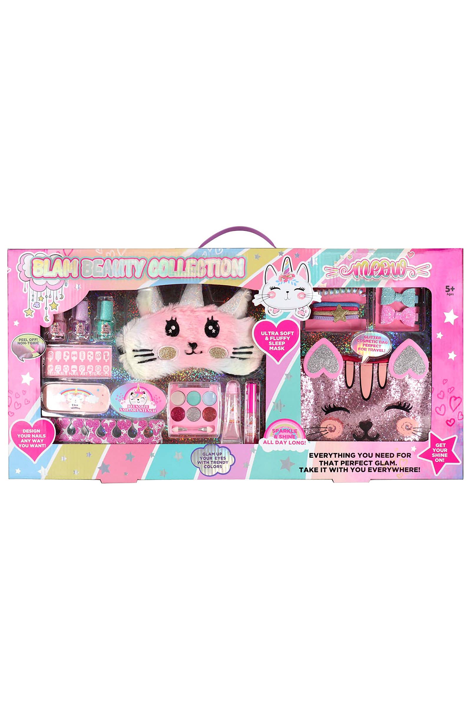 COME MOSTRATO Kit Bellezza Bambini con Portafoglio Unicorno e Gatto Kitty in vendita all'ingrosso su Faire2