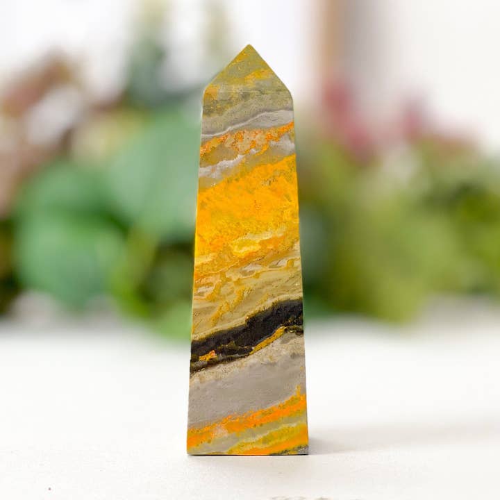 Yellow Tree Company - Vente Pierre et cristal de spiritualité - Tour de Jaspe Bourdon | Obélisque Bourdon | Jaspe Bourdon0
