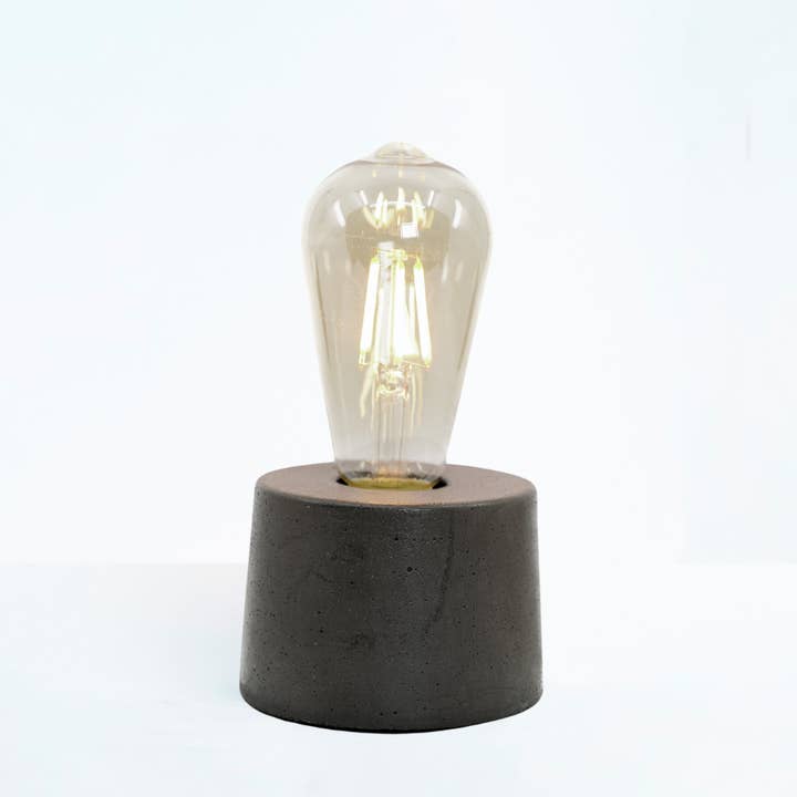 Cylinder Lamp - Anthracite Concrete for wholesale by Junny