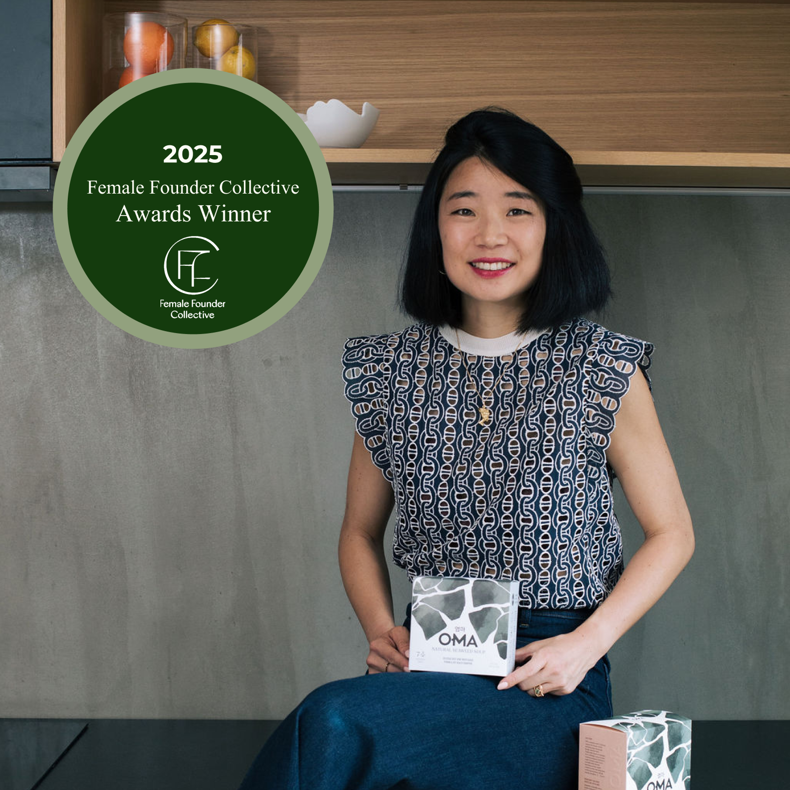 OMA Food - Wholesale Soup - Seaweed Soup Bone Broth based, individual pack8