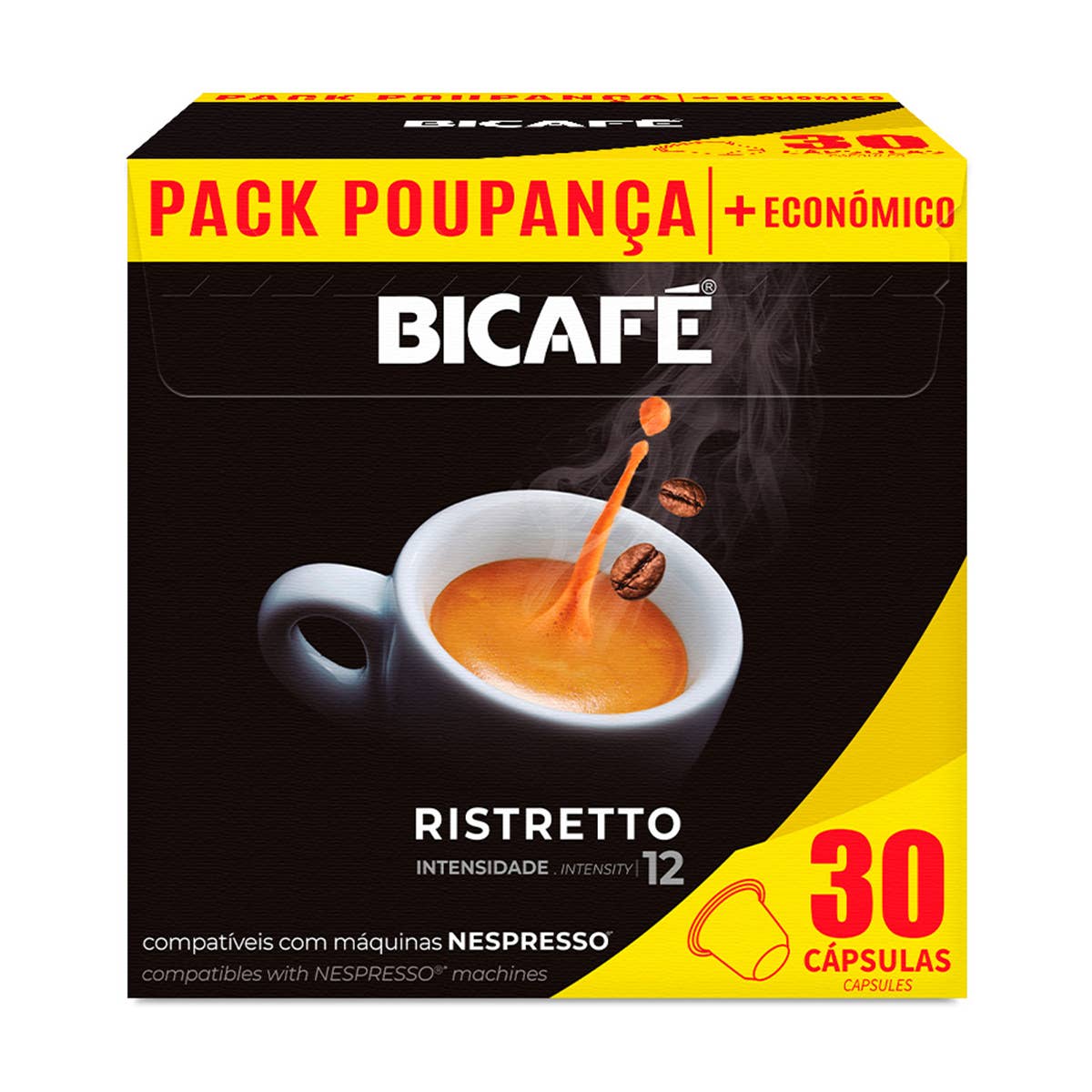 Bicafé - Wholesale Instant Coffee/Espresso - Café Ristretto Pack 30 - Nespresso Compatible Capsules1