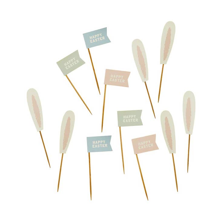 Palitos de comida para conejos de Pascua, paquete de 12 para venta al por mayor de Hootyballoo by Club Green