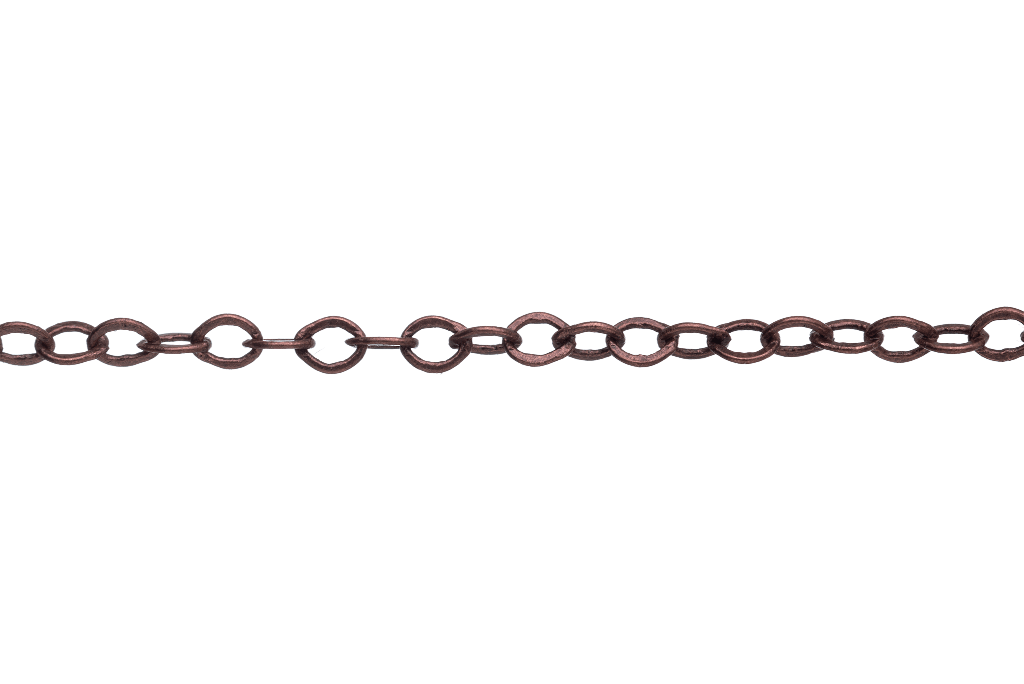 Continental Beads – wholesale Craft supplies – Cable Chain for Necklaces - XS 2mm Size - Multiple Colors - Per Foot CH-8251