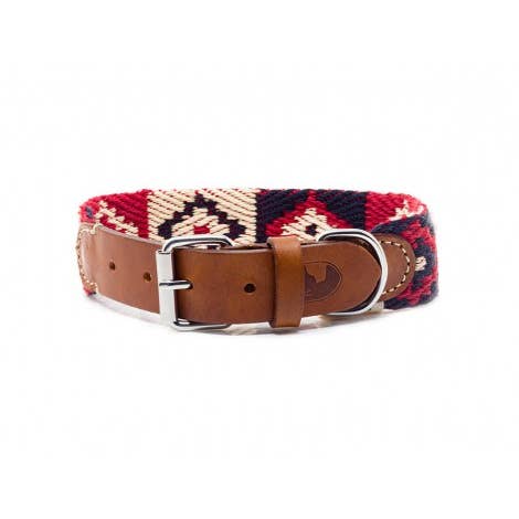 Buddys dogwear – Engroshandel Halsbånd - Hund – Hundehalsbånd Peruviansk Indisk Rød
