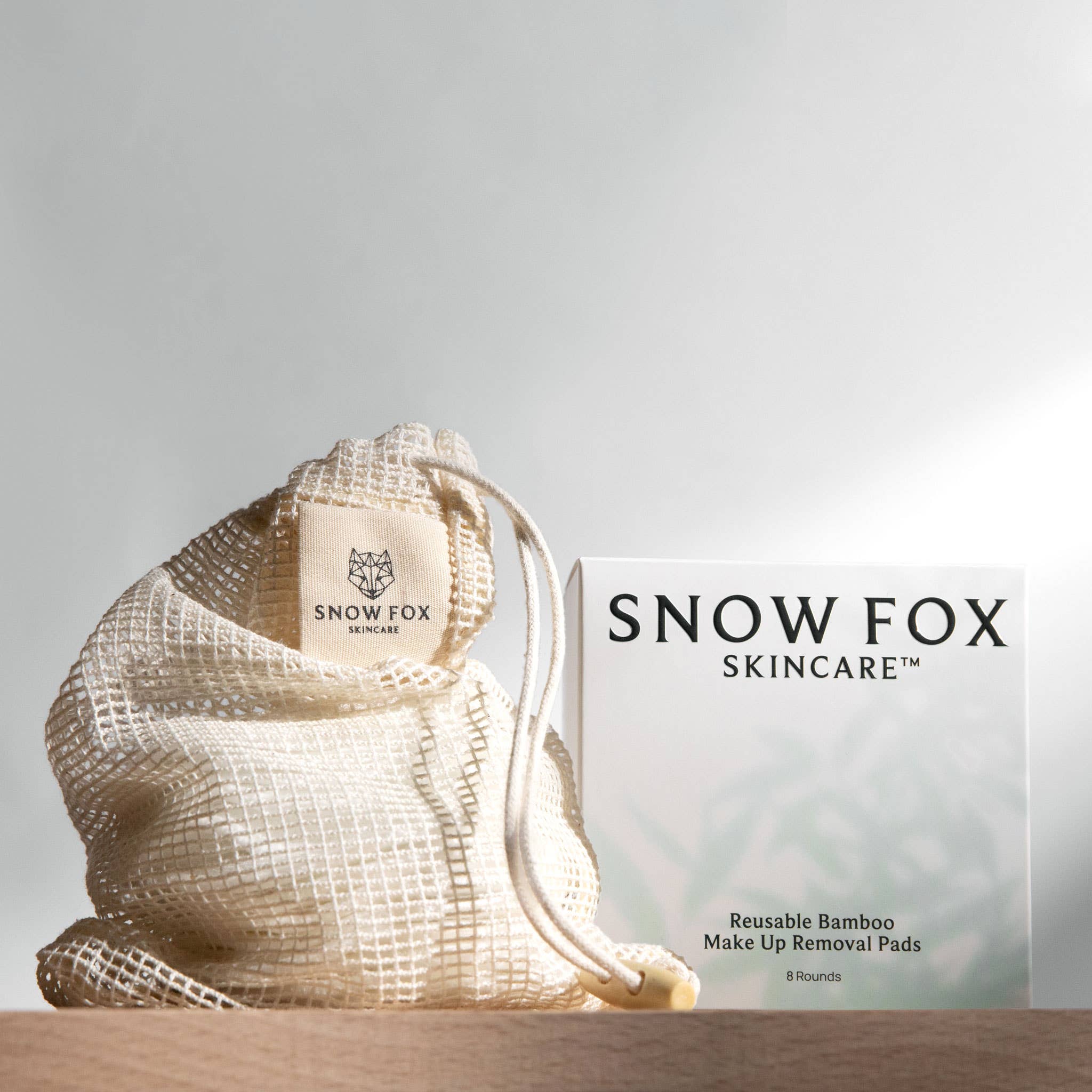 Snow Fox Skincare – wholesale Sminkborttagning – Återanvändbara bambu utgör borttagning kuddar5