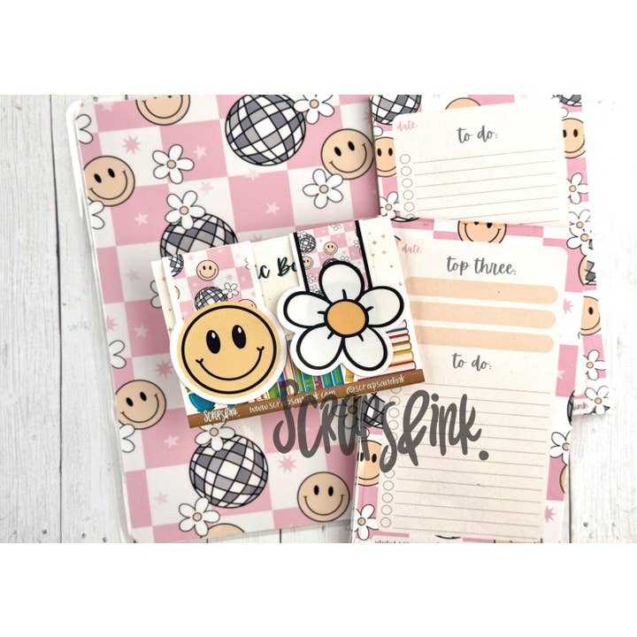 Groovy handgezeichnetes Schreibwaren- & Planer-Geschenkset für den Großhandel von Scraps & ink