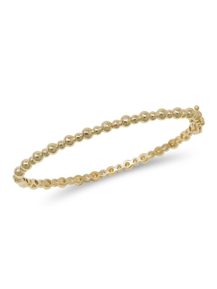 Dew Drop Gold Bangle for wholesale by ANZIE