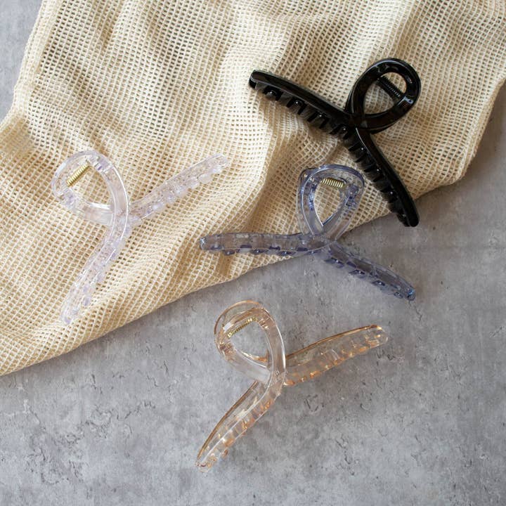 Tiepology - Wholesale Hair Clip - Women's - 5 Inch Glossy French Twist Hair Clip22