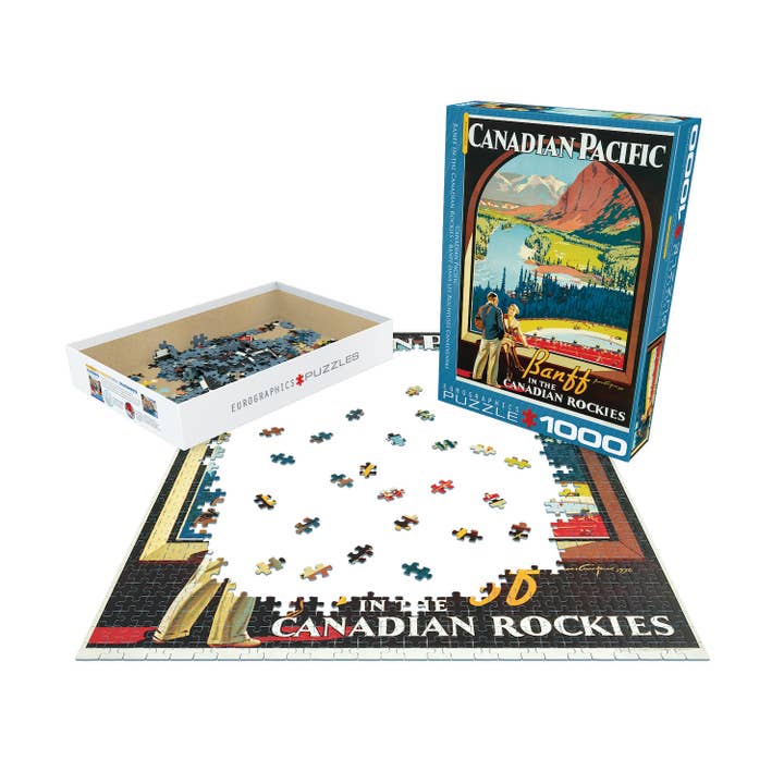 Eurographics Puzzles USA - Wholesale Puzzle - Adult - Banff in the Canadian Rockies2