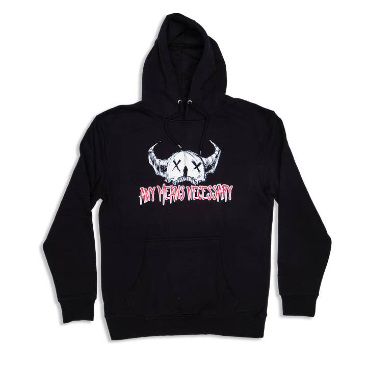 Wretched Pullover Hoodie Black for wholesale by Any Means Necessary