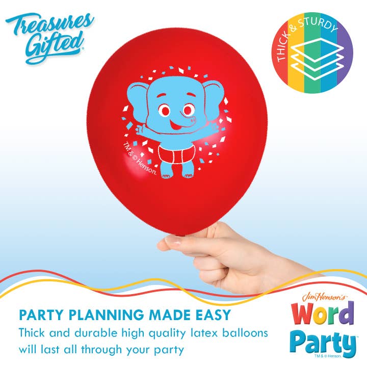 Treasures Gifted - Wholesale Balloon - Word Party Balloons - Word Party Birthday Supplies