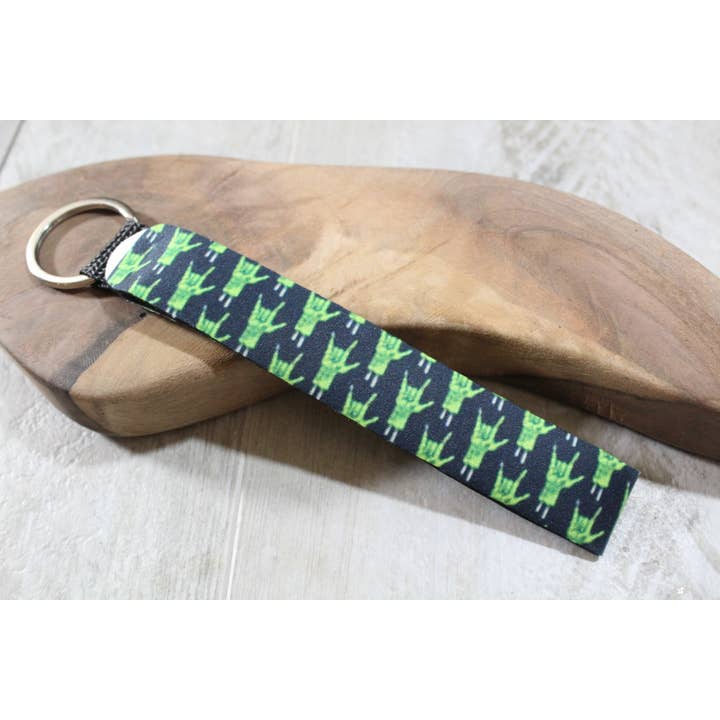 Zombie Hand // Neoprene Wristlet Keychain for wholesale by Raven Design