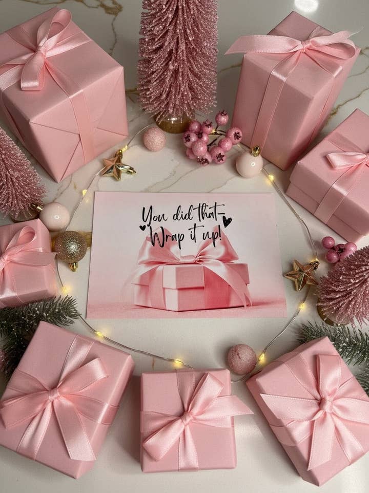 You Did That — Wrap It Up Card for wholesale by Candy Connections