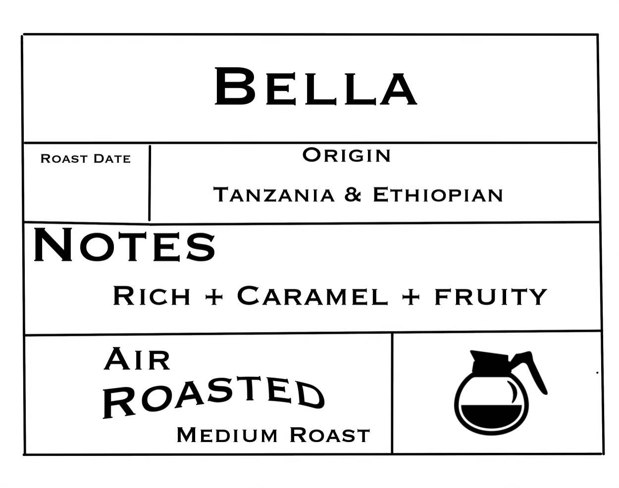Cips Coffee Roasters - Wholesale Coffee Beans - Bella 12 oz whole bean coffee1