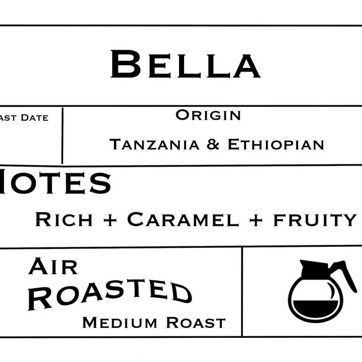 Cips Coffee Roasters - Wholesale Coffee Beans - Bella 12 oz whole bean coffee1