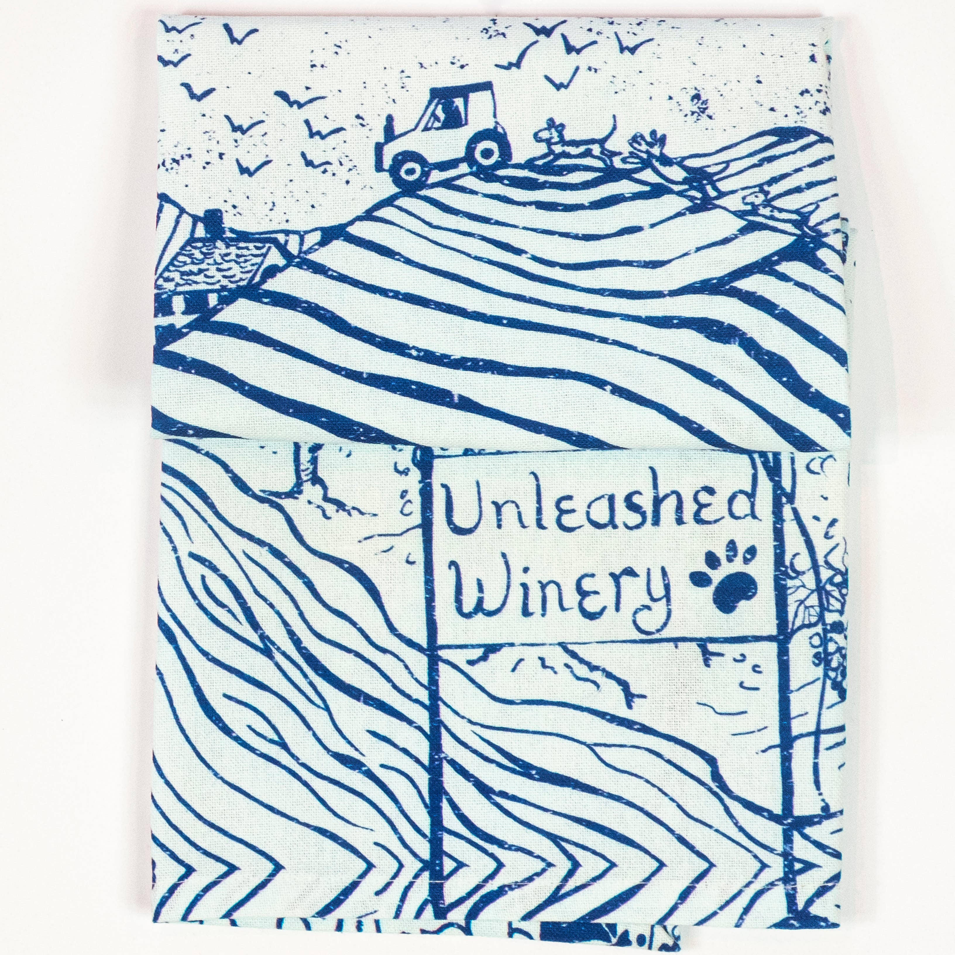 SIP - Wholesale Tea Towel - "Vineyard Dogs" Kitchen Towel6