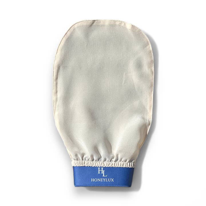 HoneyLux |Exfolierande silkesvante för kroppen för wholesale av Abundance Naturally Ltd.