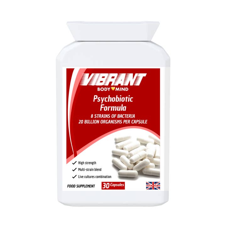 Psychobiotic Formula: Vegan Probiotic for Mental Health for wholesale by Vibrant Body Mind