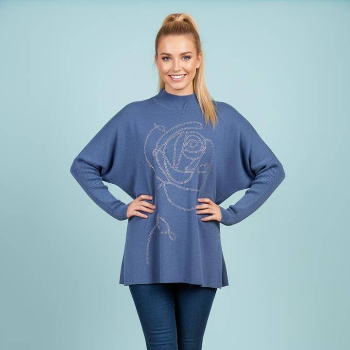 Sweaters H2615 for wholesale by LUSA MODE