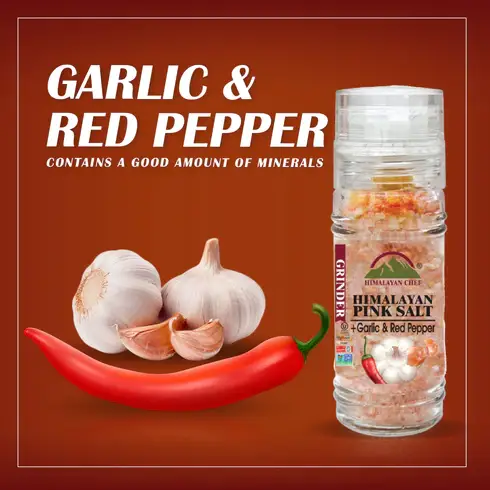 WBM LLC – wholesale Salt & pepper shaker set – Himalayan Chef Pink Salt Grinder, Small Glass Grinder, 4.2oz8