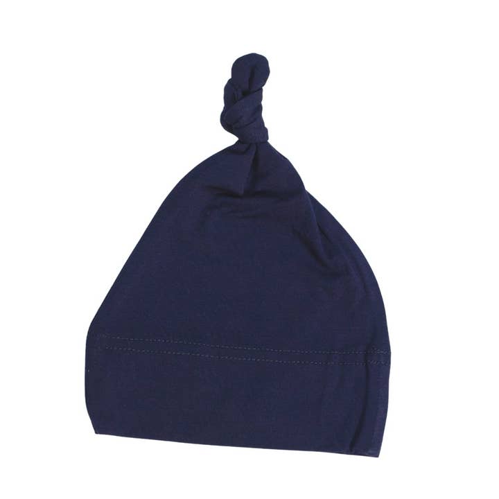 Midnight Blue Bamboo Knot Hat for wholesale by Will & Charlie Shop