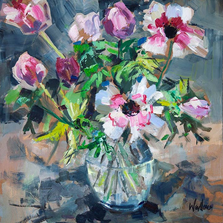 Anemones - Giclée Print for wholesale by The Laura Wallace Collection