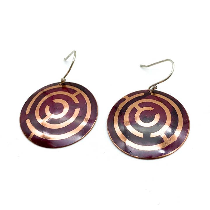 Labyrinth Øreringe for engroshandel hos Anna Caraco Jewelry