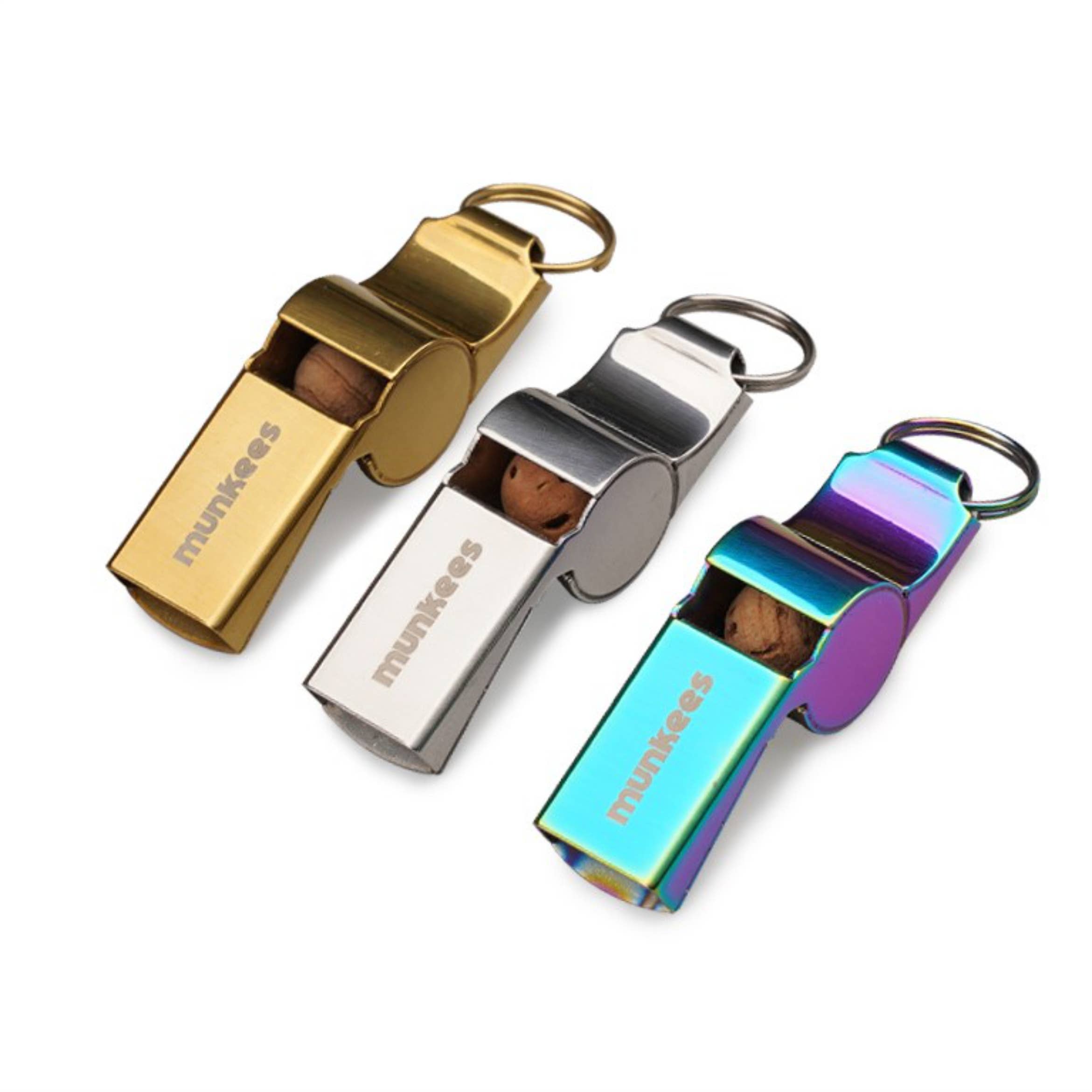 AceCamp - Wholesale Sporting Accessories - Munkees Stainless Steel Whistle 10