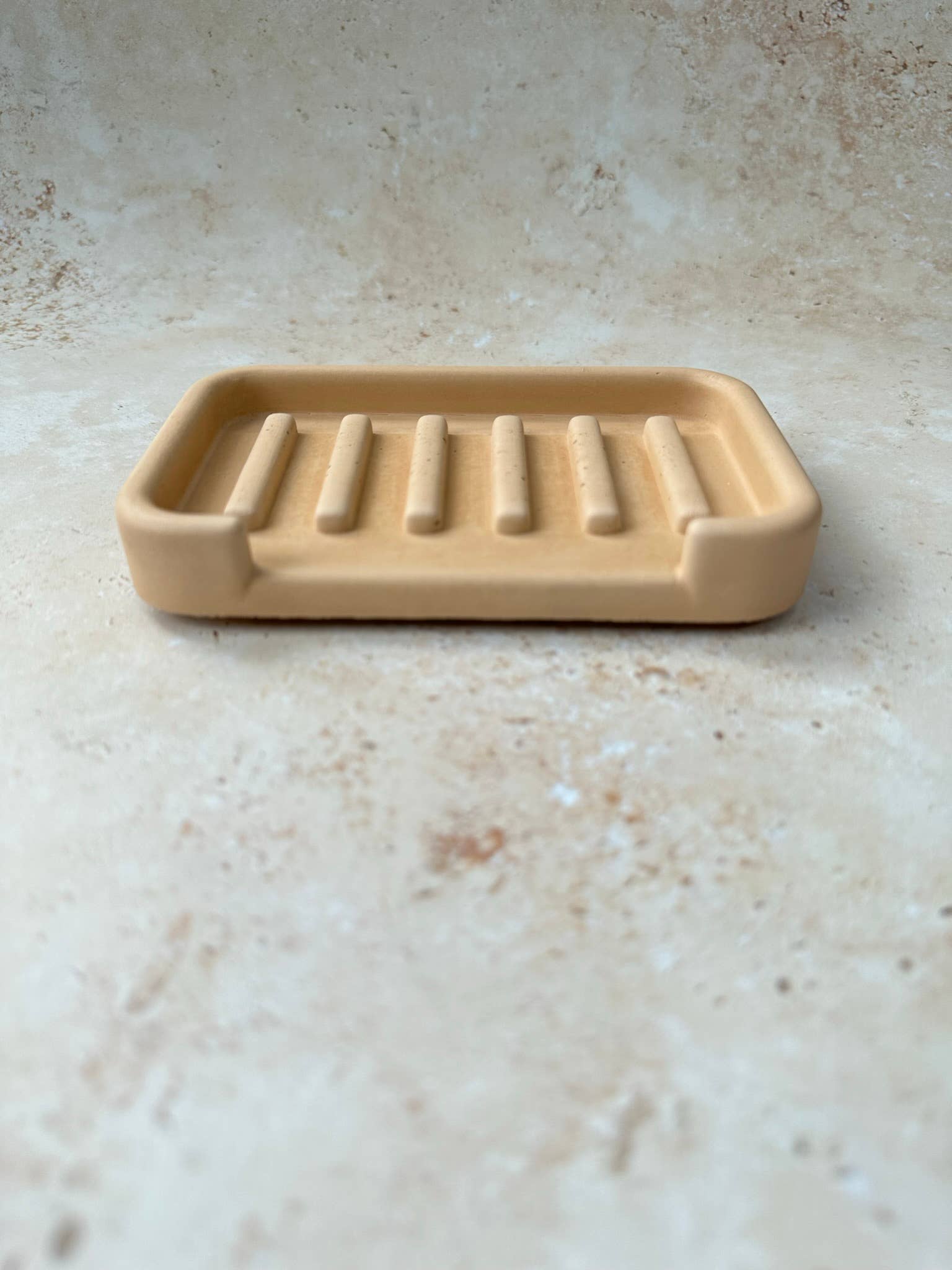 Smells Like Home Store - Venta al por mayor Platitos para jabón de baño - Jabonera rectangular de concreto ArcEdge9
