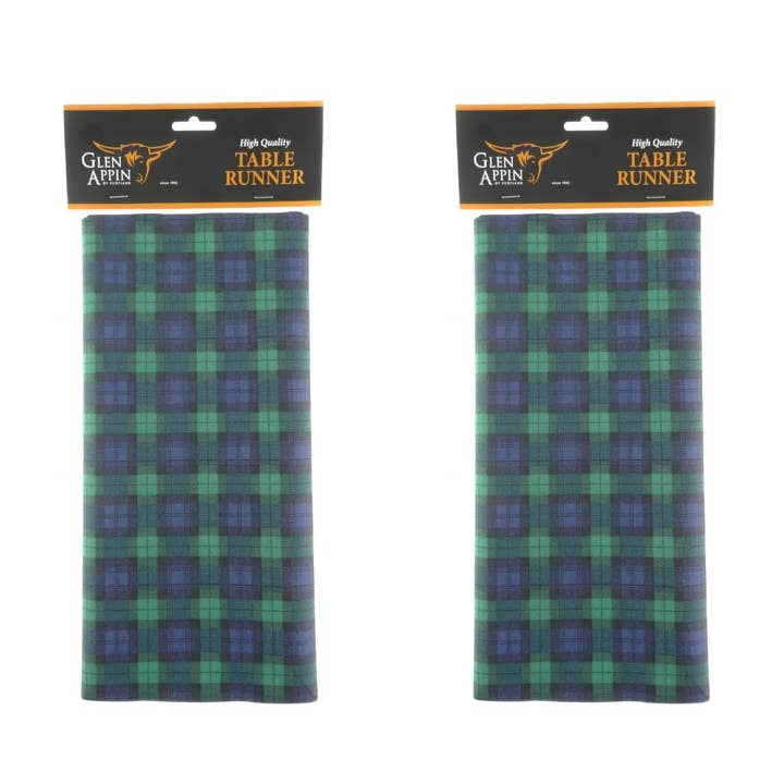 Chemins de table en tartan Black Watch écossais pour la vente par Dublin Gift Company