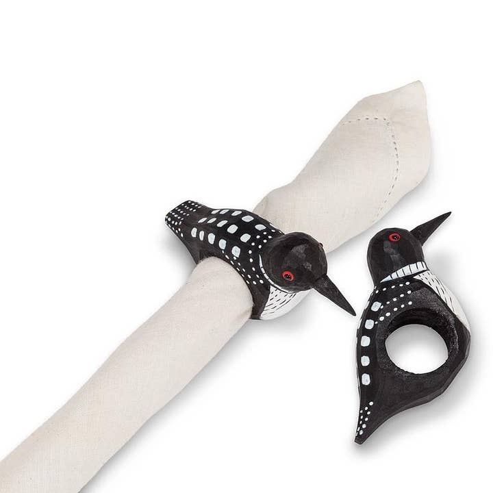 Loon Napkin Ring-4.5"H for wholesale by Abbott