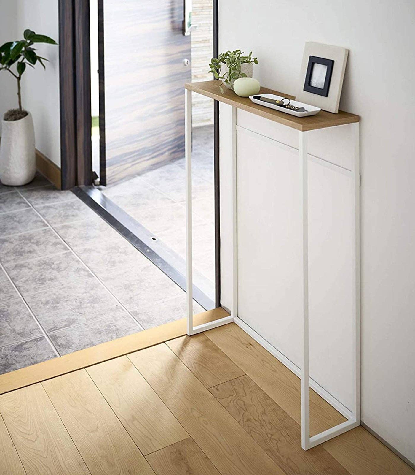 Yamazaki Home - Vente Console - Console d'entrée étroite Tower - Acier12