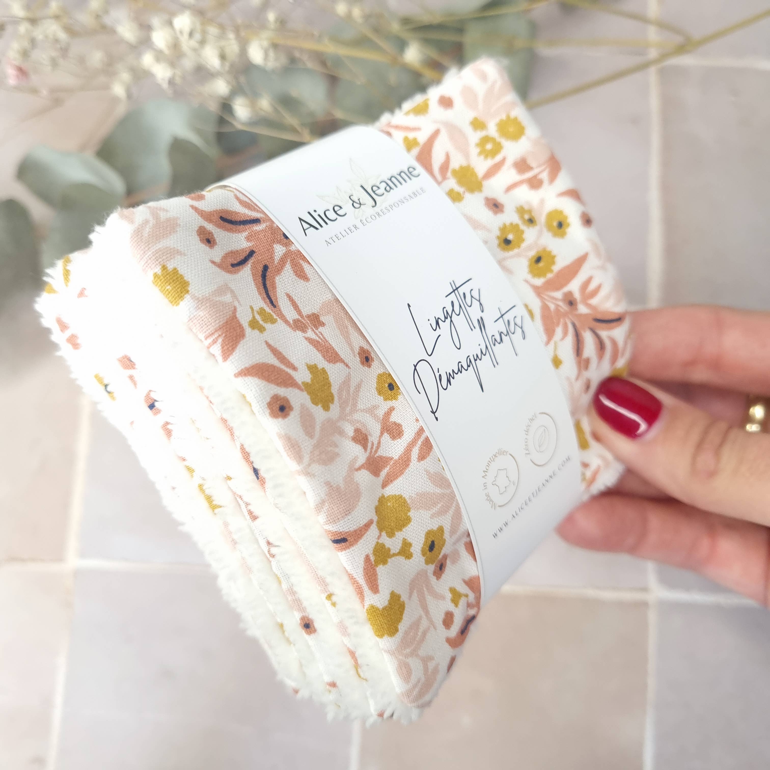 Alice et Jeanne - Wholesale Makeup Remover - Léontine X5 washable makeup remover wipes2