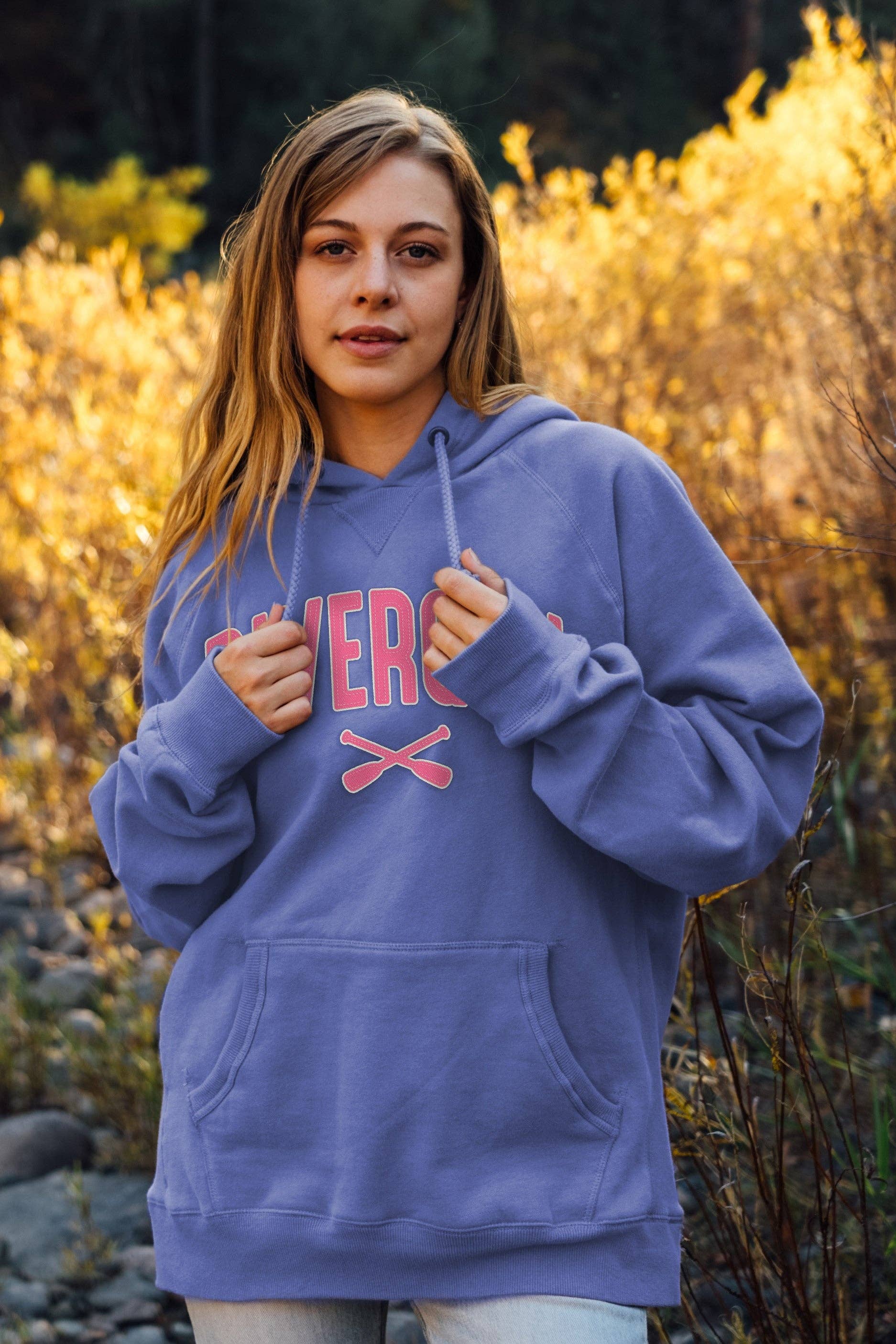 Lakegirl – wholesale Hoodie - Dam – Rivergirl slipad fleece huvtröja2