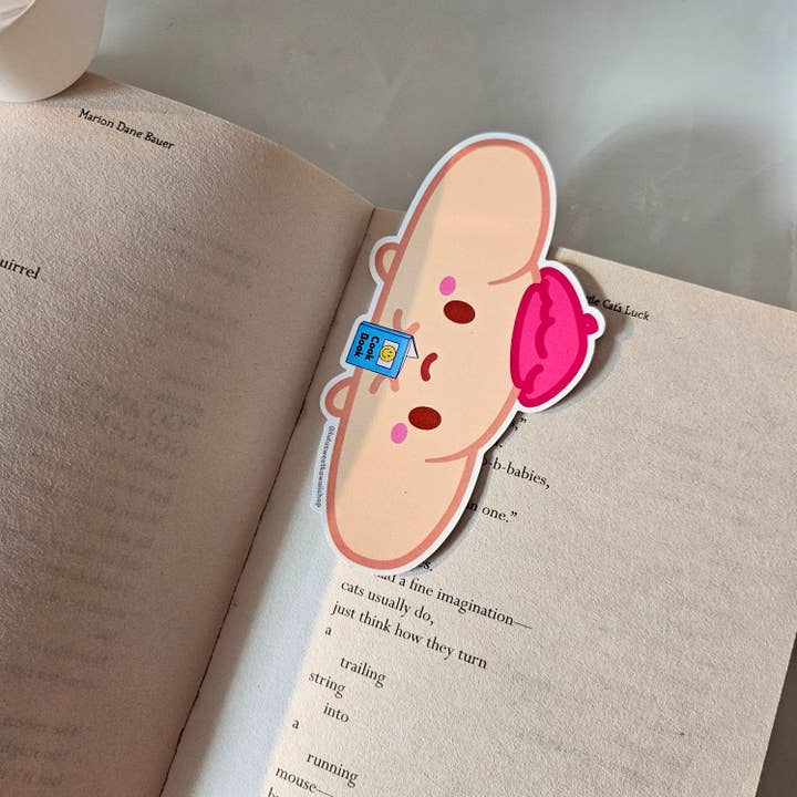 Cute Baguette Bookmark for wholesale by Paper and Sprinkles